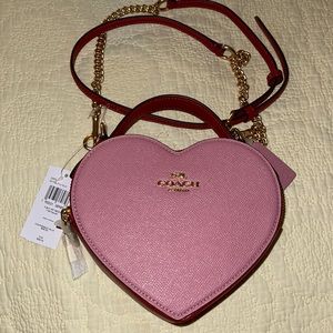 SOLD Coach heart crossbody
